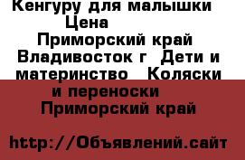 Кенгуру для малышки › Цена ­ 2 000 - Приморский край, Владивосток г. Дети и материнство » Коляски и переноски   . Приморский край